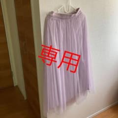 チュールスカート ロングスカート プリーツスカートのサムネイル