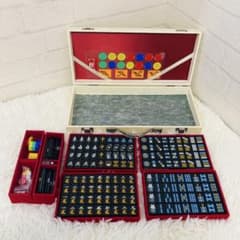 キングバード オールブラック オーロラダイヤ 麻雀牌 蘇州 黒牌 R牌