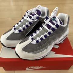 Nike Air Max 95 グレー/ホワイト/パープルのサムネイル