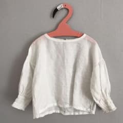 ハンドメイド　タックブラウス　80〜95 新品のサムネイル