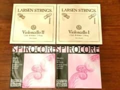 中古】チェロ弦 4本セット Larsen Spirocore - メルカリ