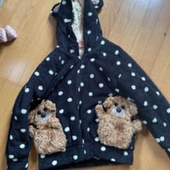MALKOMALKA くまさん耳　パーカーのサムネイル