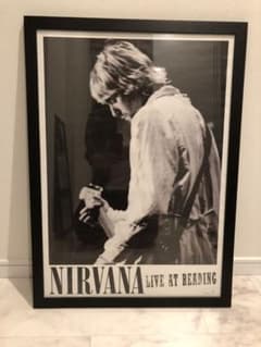 ニルヴァーナ Nirvana Live At Reading ポスター 額装品のサムネイル