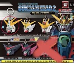 ガンダムヘッド2 めじるしアクセサリー ゴッドガンダムのサムネイル