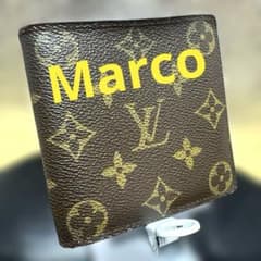 ⑧☆良品☆ モノグラム♪マルコ☆2つ折り財布☆コインポケットあり