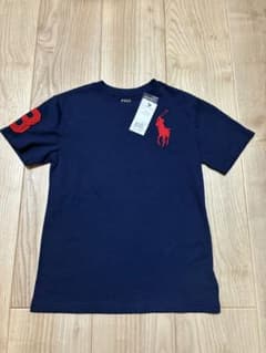 新品タグ付きラルフローレンビッグポニー tシャツ S/140 ネイビー 
