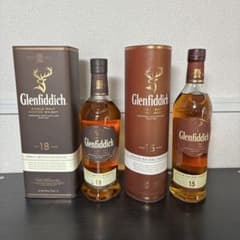 旧ラベルグレンフィディック18年15年2本セット - メルカリ