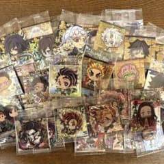 ス*ス様 鬼滅の刃 ディフォルメシールウエハース まとめ売り 約60枚 レアありのサムネイル