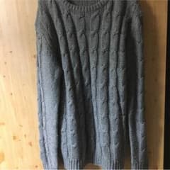 レイジブルー ケーブルニットのサムネイル