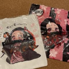 2個セット 禰豆子 鬼滅 エコバッグのサムネイル
