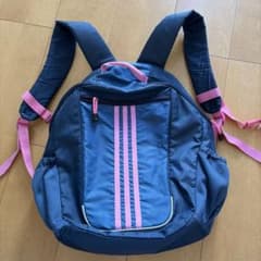 「adidas アディダス サッカー リュック ボール収納 ネイビー ピンクのサムネイル