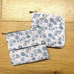 ミナペルホネン ハンドメイド L字ポーチ 2点セット - メルカリ