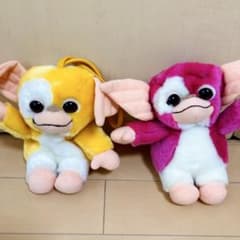 グレムリン2 ギズモ 1993年 ぬいぐるみ ポーチ ピンク イエロー - メルカリ