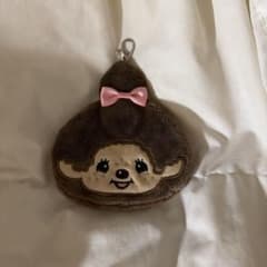 モンチッチ フェイス型 ポーチ キーホルダー　ガチャのサムネイル