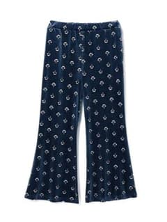 値下げ　BEAMS レイビームス  フレアパンツ　ベロアパンツのサムネイル