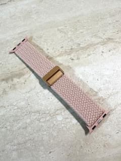 Apple Watch バンド 磁気ナイロン ピンクサンド 可愛いのサムネイル