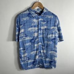 PURITAN 総柄 半袖シャツ M メンズ 古着のサムネイル