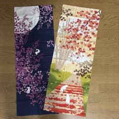 濱文様の手ぬぐい(秋)のサムネイル