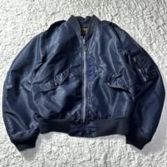 バズリクソンズ L-2A フライトジャケット ネイビー 38 クラウン