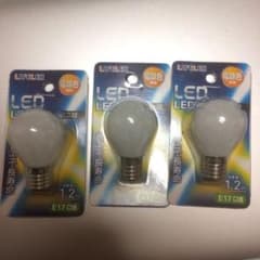LED電球 白 電球色 E17 のサムネイル