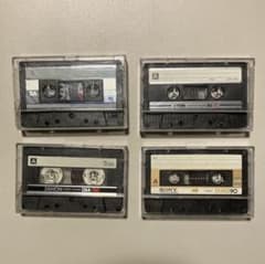 中古カセットテープ 4本 ジャンク品 - メルカリ