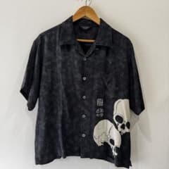 ＜UNUSED × NIPOALOHA＞JAKUCHU SKULL SHIRT UNUSED × NIPOALOHA＞JAKUCHU SKULL SHIRT - メルカリ