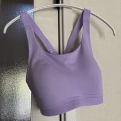 ALO yoga スポーツブラ 紫 32D - メルカリ