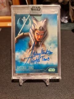 topps starwars Ahsoka Tano 直書きサイン カード 25 - メルカリ