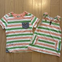 ラグマート　Tシャツ ワンピース　兄妹　お揃いコーデのサムネイル