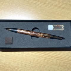 野原工芸　マーブルウッド　ボールペン　旧型 ぴ*侍様 野原工芸 旧型ボールペン マーブルウッド 上杢 希少 - メルカリ