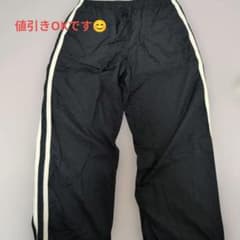 GAPサイドライン トラックパンツ ブラックのサムネイル