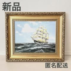 新品未使用】名画 ブルーウォーター マクレガー 立体複製 4号 額装付