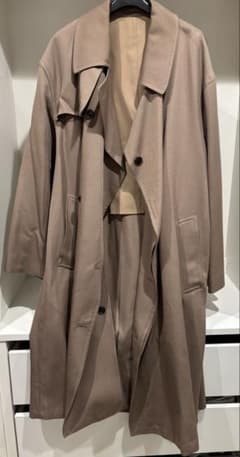 YOKEベージュ トレンチコート - メルカリ