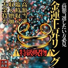 特級呪物【金運上昇リング】金運 高額当選 座敷わらし チョウピラコ