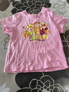 ANPANMAN アンパンマン ピンク Tシャツ 95cm 記名ありのサムネイル