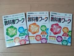中学教科書ワーク 国語・理科・社会（2年） 3冊セットのサムネイル