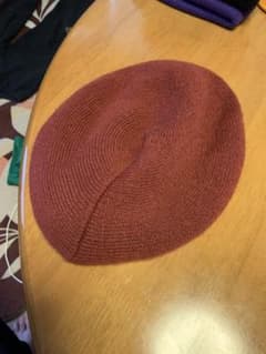 Wine red beret