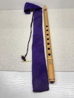 篠笛紫水流大岡紫水獅子田籘巻7穴七本調子和楽器竹製横笛| Buyee日本