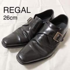 リーガル【REGAL】革靴　ブラック黒　26cmのサムネイル