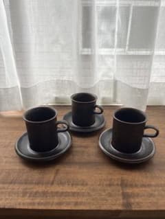 アラビア　ルスカ　コーヒーカップ　3セットのサムネイル
