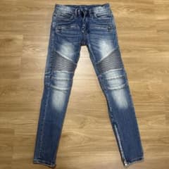 mnmlバイカ—デニム M14 STRETCH DENIM BLUEのサムネイル