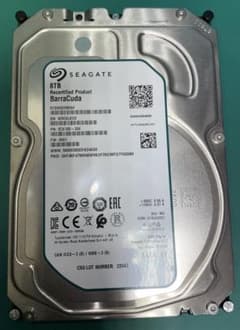 8TB HDD 中古 交換品 動作確認済 Seagate ST8000DM004 - メルカリ