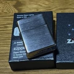 Zippo ライター 本体 ブラッシュドクロームのサムネイル