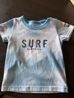 Tシャツ  青　キッズ　子供用　中古　良品のサムネイル