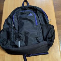 adidas リュックサック ブラック パープルのサムネイル
