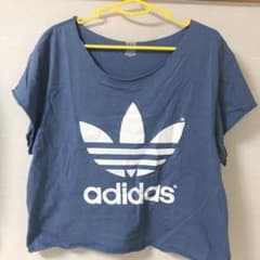 adidas originals Tシャツ☆リメイク☆古着のサムネイル