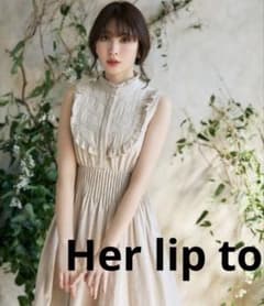 Herlipto/PaisleyCottonLaceLongDress/M - メルカリ