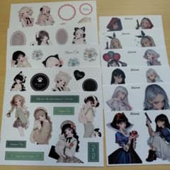 teatea様♡ステッカーおすそ分け teatime様seine様素材シートおすそ分けD - メルカリ