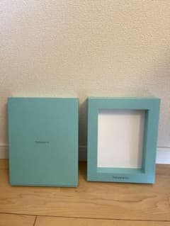 未使用・箱入　Tiffany&Co　ティファニー　キッズ　フォトフレーム ティファニー フォトフレーム 写真立て 空箱 紙袋 計3点 - メルカリ