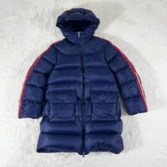 GUCCI ダウンコート サイズ12 ネイビー ラメ - メルカリ
